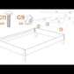 Finch - Panel Platform Bed