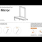 Bronyan - Dark Gray - Bedroom Mirror