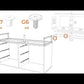 Neilsville - Six Drawer Dresser - Vinyl-Wrapped - Whitewash