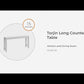 Torjin - Long Counter Table - Dark Brown