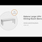 Ralene - Medium Brown - Large UPH Dining Room Bench