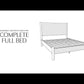 Cadmori - Upholstered Panel Bed