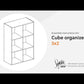 Piperton - Cube Organizer - Wood