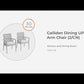 Galliden - Black - Dining Upholstered Arm Chair (Set of 2)