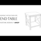 Freedan - Square End Table - Grayish Brown