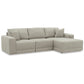 NEXT-GEN GAUCHO 3 PC SECTIONAL SOFA WITH CHAISE - GRAY