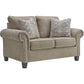SHEWSBURY LOVESEAT - PEWTER