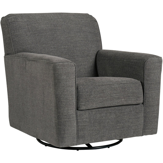 ALCONA ACCENT SWIVEL CHAIR- CHARCOAL