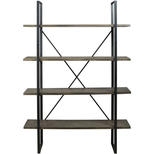 GILESGROVE BOOKCASE -  BLACK/GREY