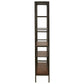 FRANKWELL BOOKCASE -  BROWN/BLACK