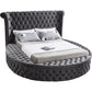 ALORA UPHOLSTERED BED - GREY