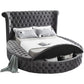 ALORA UPHOLSTERED BED - GREY