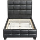 AMELIA UPHOLSTERED BED - BLACK