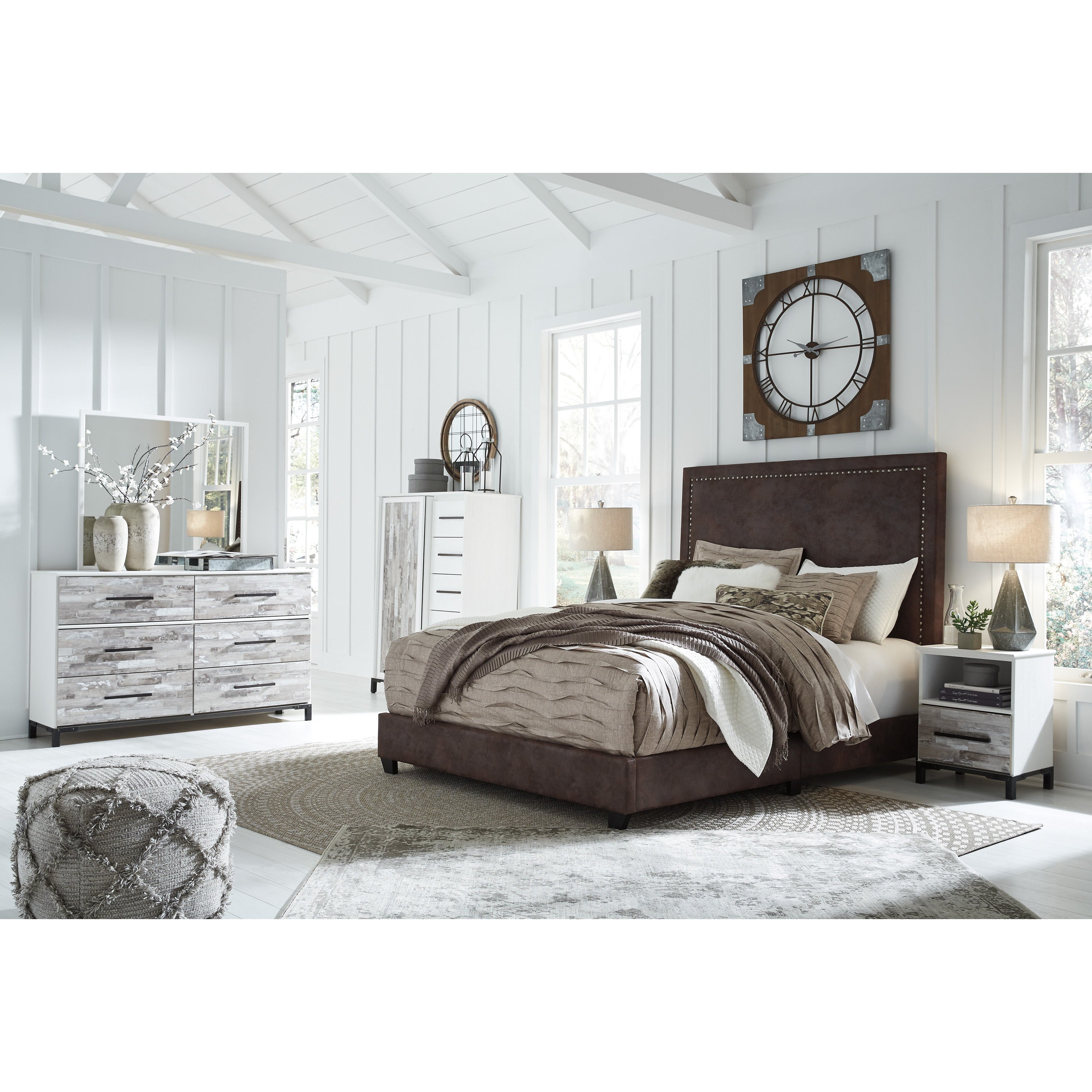 Dolante upholstered deals bed