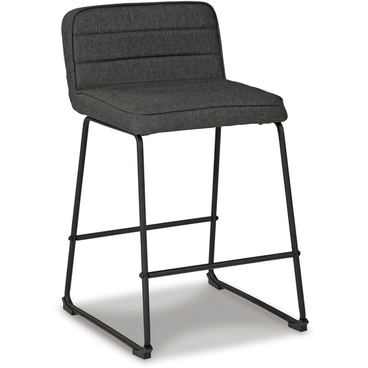 NERISON COUNTER HEIGHT BARSTOOL - GREY