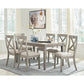 PARELLEN DINING SET - TABLE & 6 CHAIRS