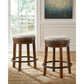 VALEBECK BAR HEIGHT STOOL - BROWN/BLACK
