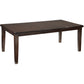 HADDIGAN DINING TABLE - DARK BROWN