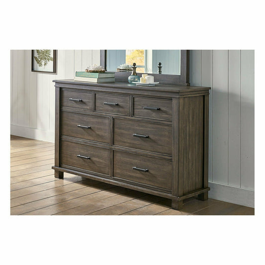 GLACIER POINT - DRESSER/MIRROR - LIGHT GREY