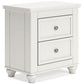 GRANTONI NIGHT STAND - WHITE