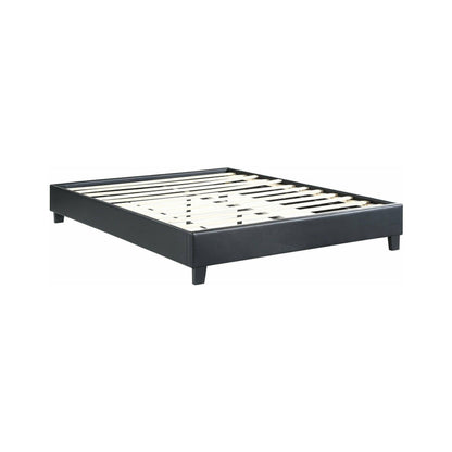 PARAGON - UPHOLSTERED PLATFORM BED - BLACK