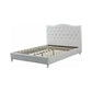 LILY UPHOLSTERED BED - WHITE - Fraser Furniture Abbotsford