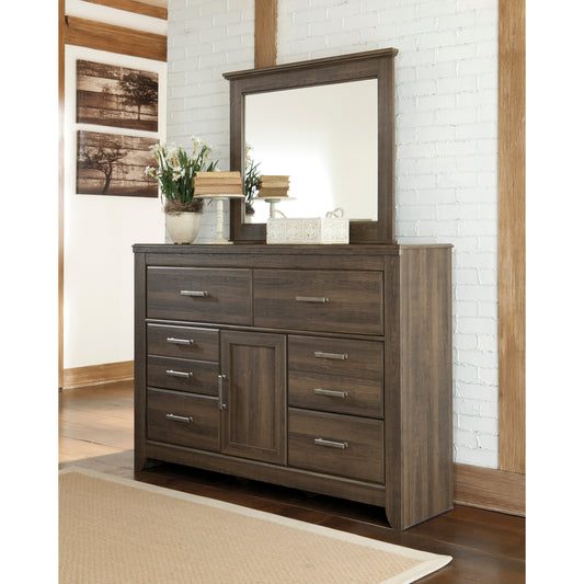 JUARARO DRESSER/MIRROR - DARK BROWN