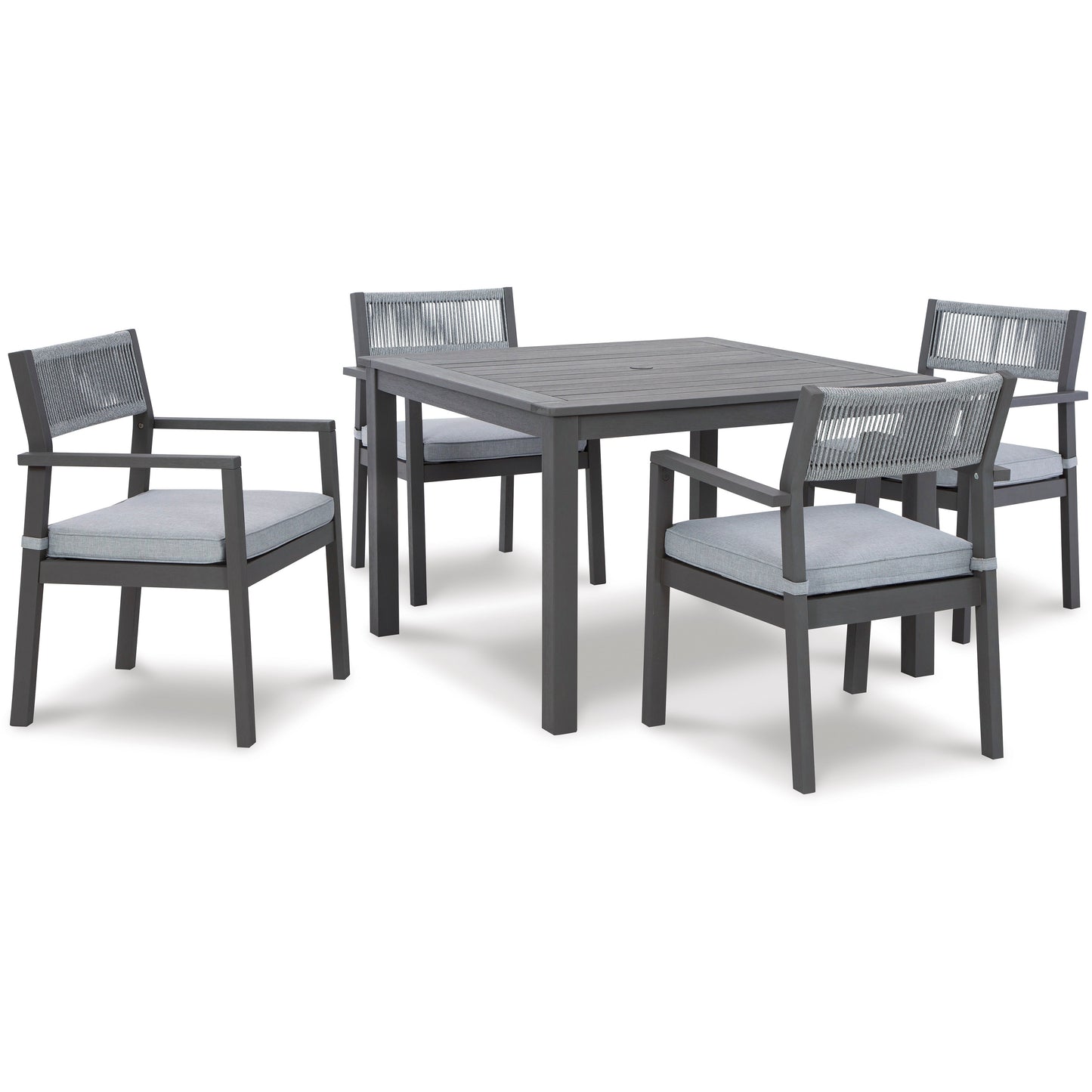EDEN TOWN OUTDOOR DINING TABLE & 4 CHAIRS