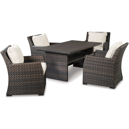 EASY ISLE OUTDOOR DINING TABLE & 4 CHAIRS