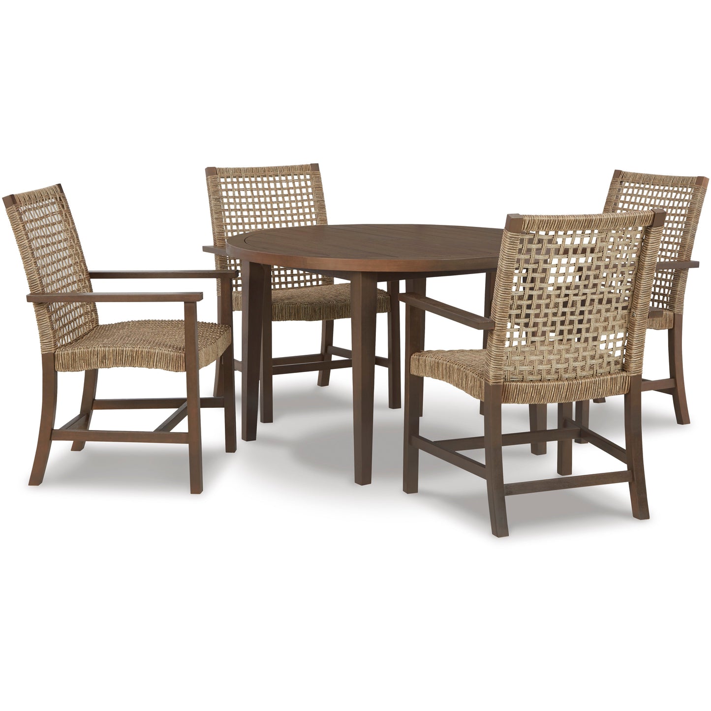 GERMALIA OUTDOOR DINING TABLE & 4 CHAIRS