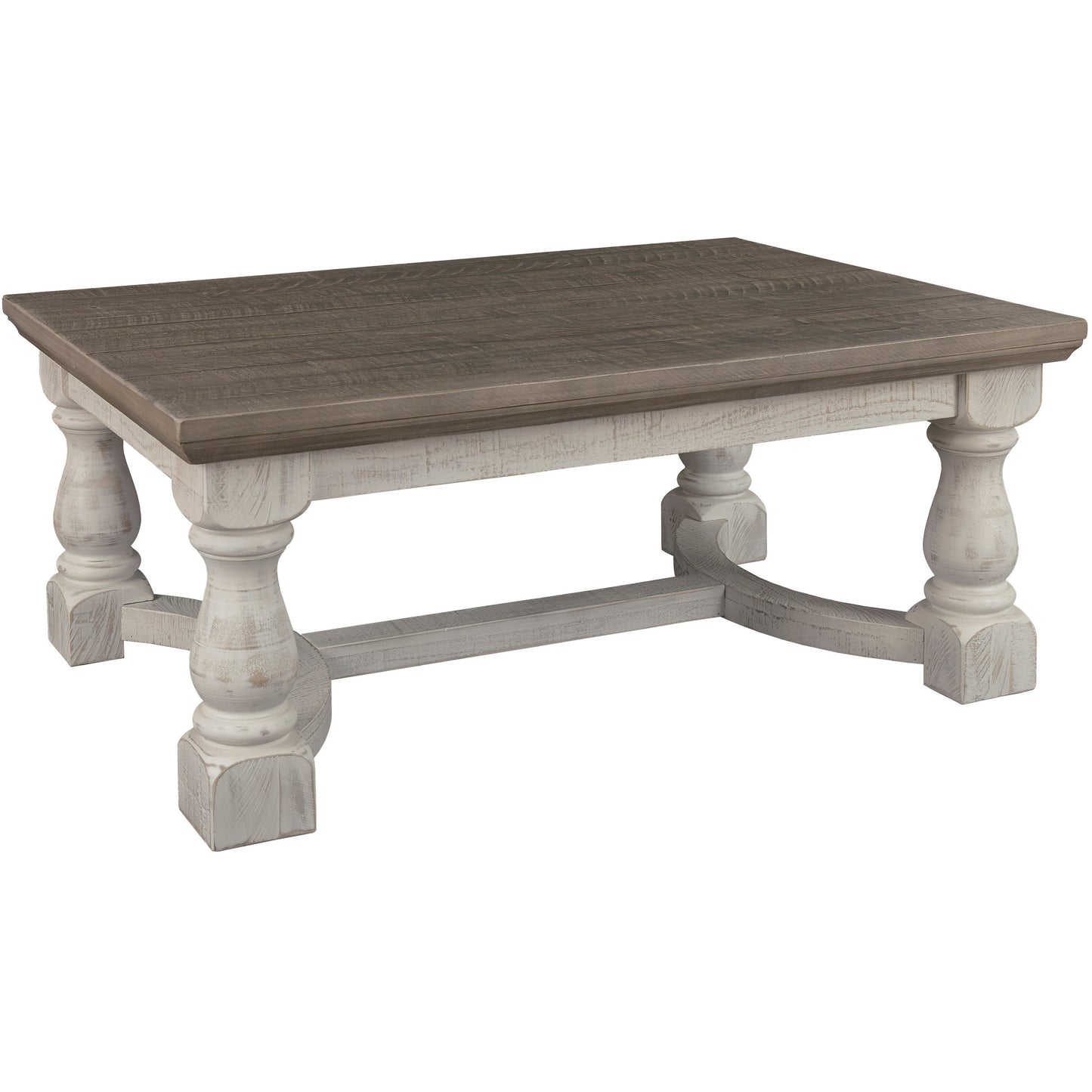 HAVALANCE COFFEE TABLE - GRAY/WHITE