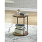 FRIDLEY ACCENT END TABLE - BROWN/BLACK