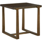 BALINTMORE SQUARE END TABLE - BROWN/GOLD